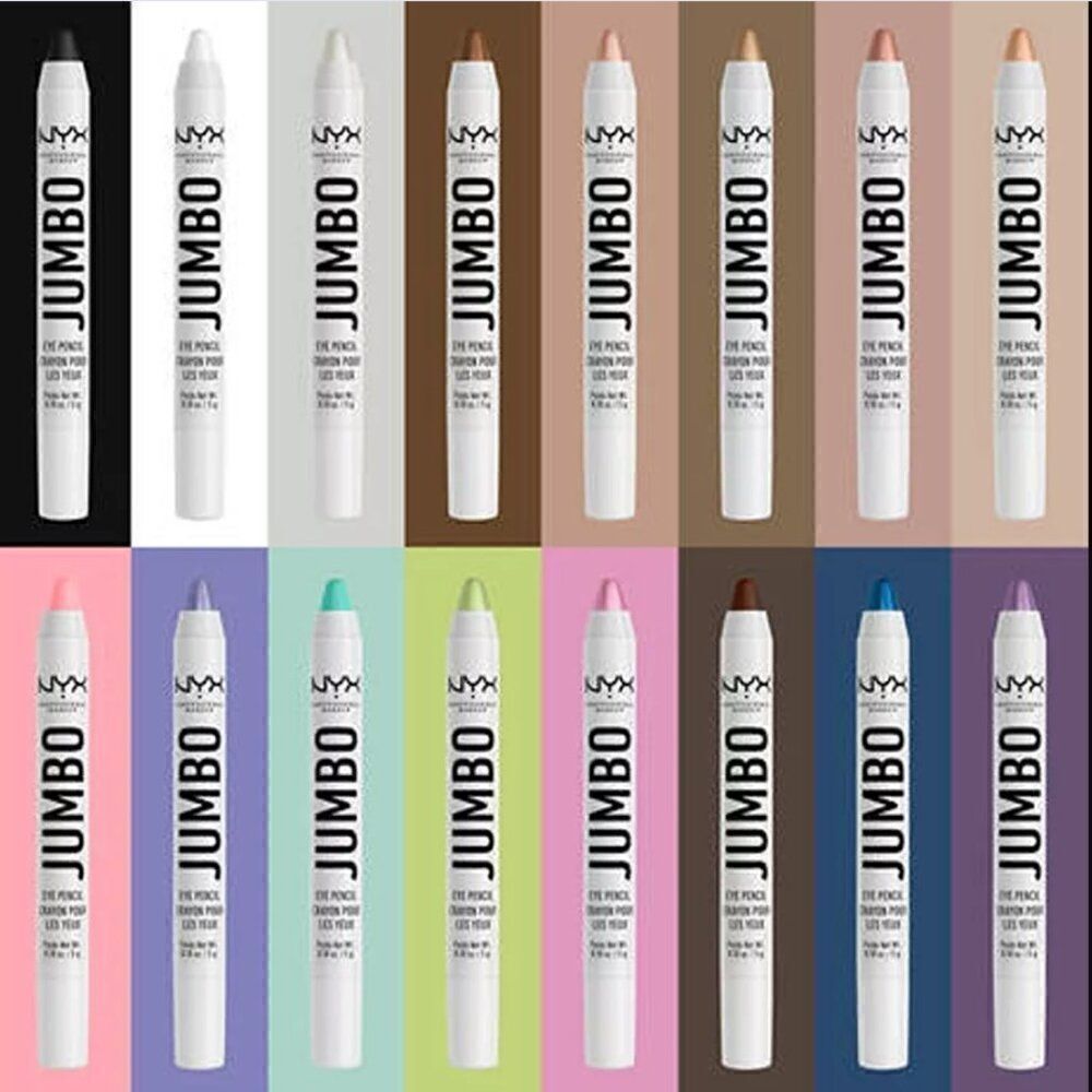 New! NYX Professional Makeup, Jumbo Eye Pencil! JUMBO COLOR in AN ALL-IN-ONE!